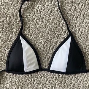 Triangle duo toned string bikini top - small chest